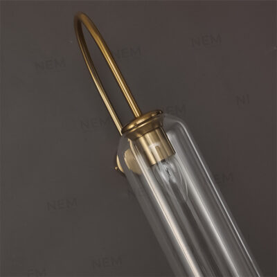 Đèn tường ống thủy tinh cao cấp W2201G (trong) - Image 3