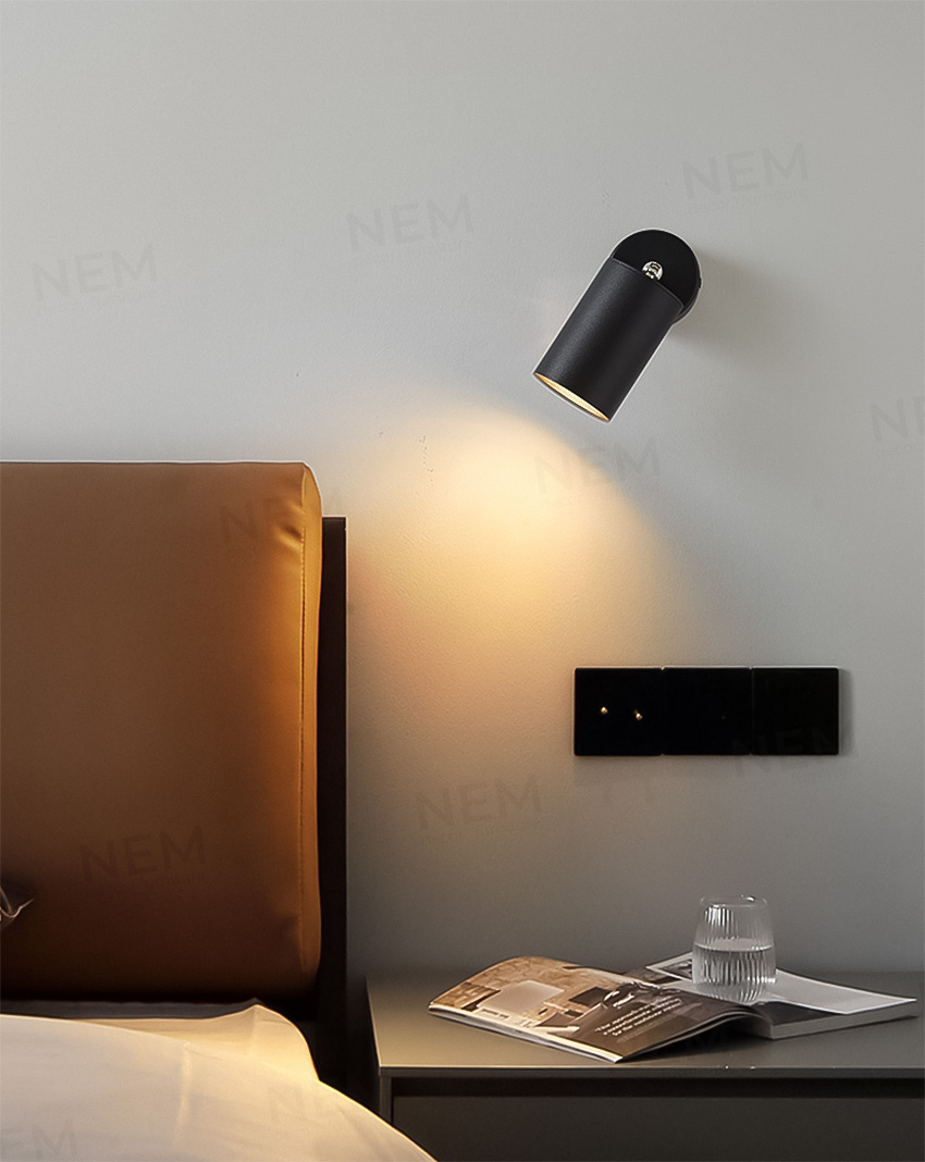 Đèn tường trang trí ống rọi hiện đại RO1420A (đen) - Image 2