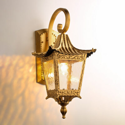 Đèn gắn tường trang trí sân vườn ngoài trời Cổ điển GTSV0189 - Image 2