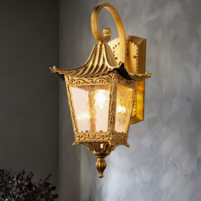 Đèn gắn tường trang trí sân vườn ngoài trời Cổ điển GTSV0189 - Image 4