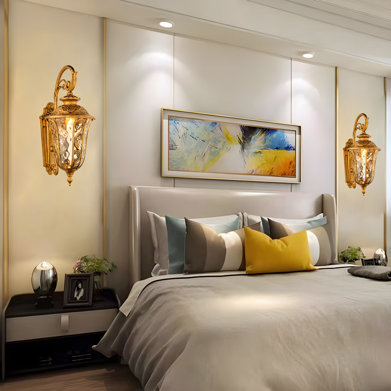 Đèn gắn tường trang trí sân vườn ngoài trời Cổ điển GTSV0195 - Image 4