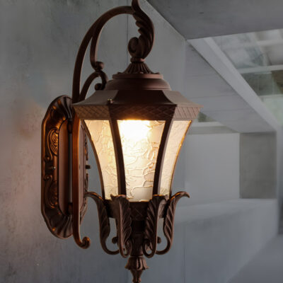 Đèn gắn tường trang trí sân vườn ngoài trời Cổ điển GTSV0328 - Image 11