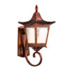 Đèn gắn tường trang trí sân vườn Cổ điển màu Đồng đỏ GTSV098