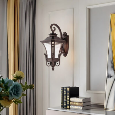 Đèn gắn tường trang trí sân vườn ngoài trời Cổ điển GTSV303 - Image 4