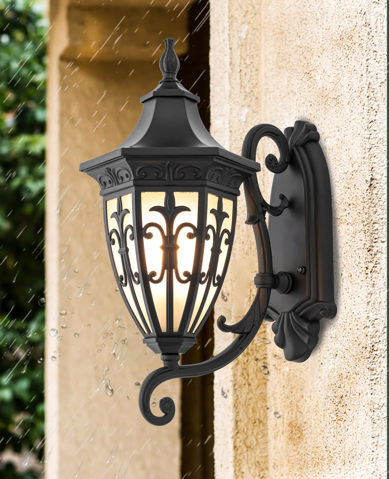 Đèn gắn tường trang trí sân vườn ngoài trời Cổ điển GTSV418 - Image 7