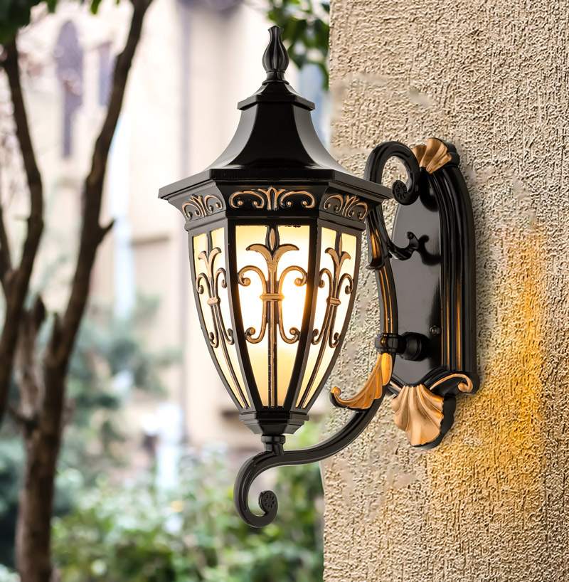 Đèn gắn tường trang trí sân vườn ngoài trời Cổ điển GTSV418 - Image 3