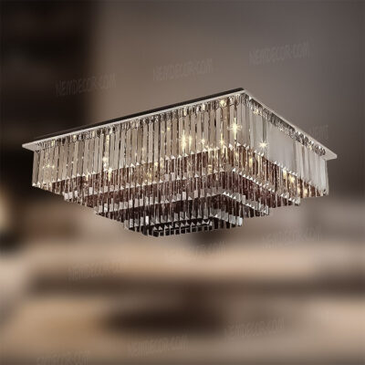 Đèn ốp trần pha lê cao cấp 74987