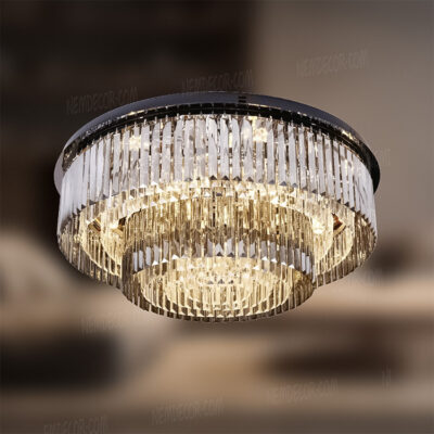 Đèn ốp trần pha lê cao cấp 75001