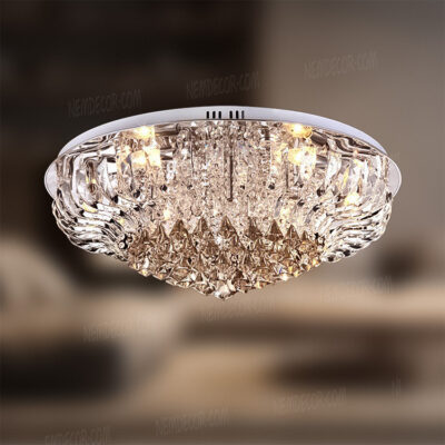 Đèn ốp trần pha lê cao cấp 75042