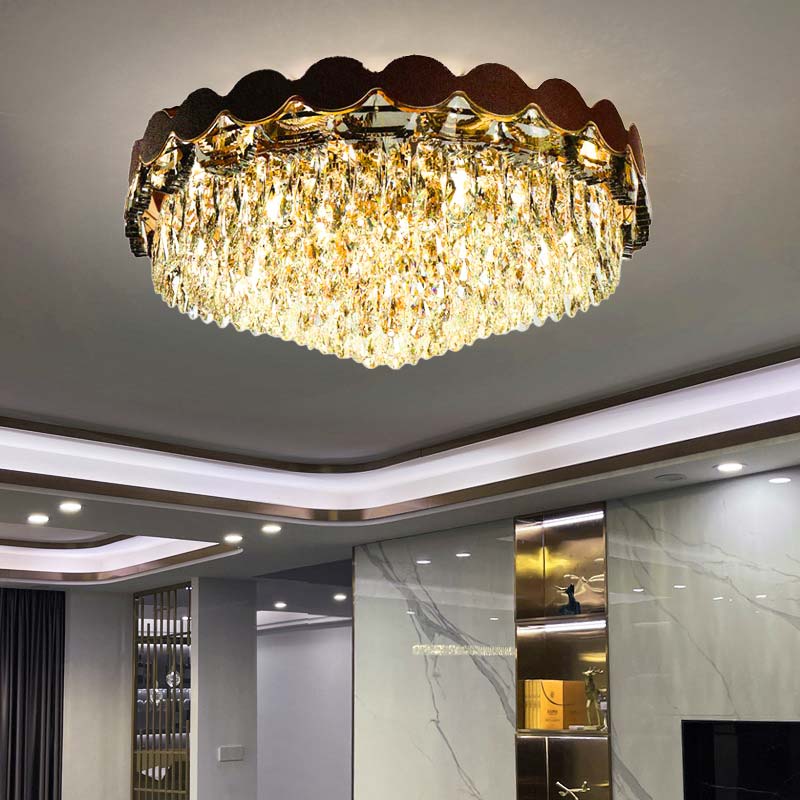 Đèn ốp trần pha lê E6-8 - Image 2