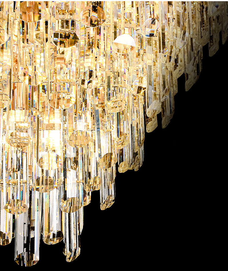 Đèn chùm pha lê thả trần trang trí phong cách Cổ Điển TH 847-21 - Image 3