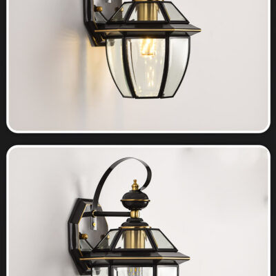 Đèn trang trí gắn tường ngoài trời VD 6800 - Image 3