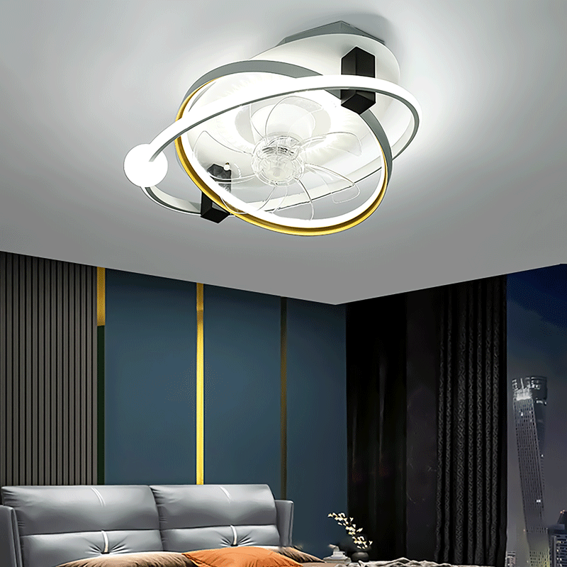 Quạt đèn trần trang trí hiện đại OQT03 - Image 2