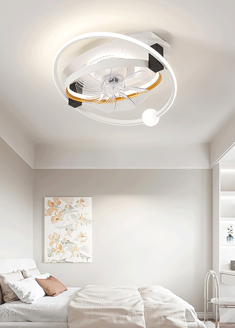 Quạt đèn trần trang trí hiện đại OQT03 - Image 3