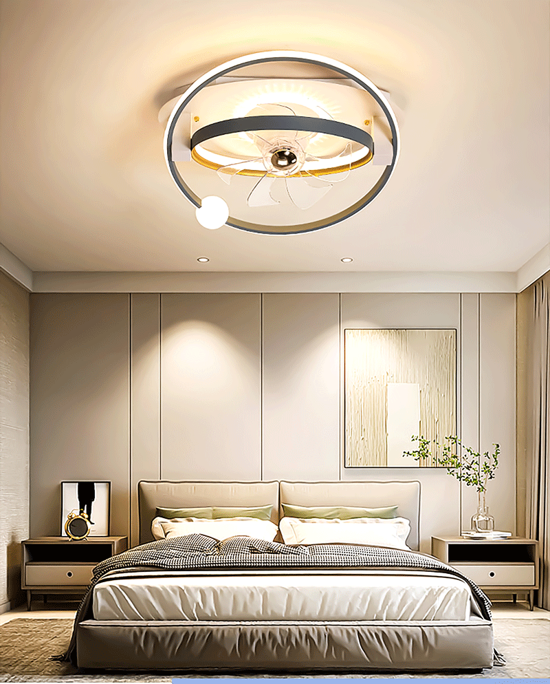 Quạt đèn trần trang trí hiện đại OQT03 - Image 4