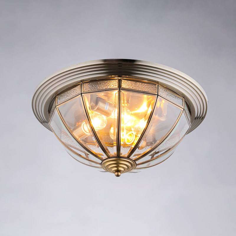 Đèn ốp trần trang trí Tân cổ điển bằng đồng OP002M - Image 2