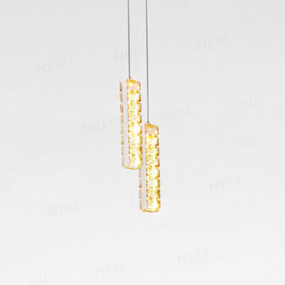 Đèn thả trang trí ống pha lê cao cấp THD1002