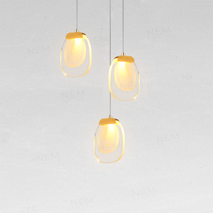 Đèn thả trang trí pha lê cao cấp THD0918