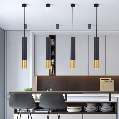 Đèn thả trần trang trí nội thất hiện đại THCN126-21 màu xi