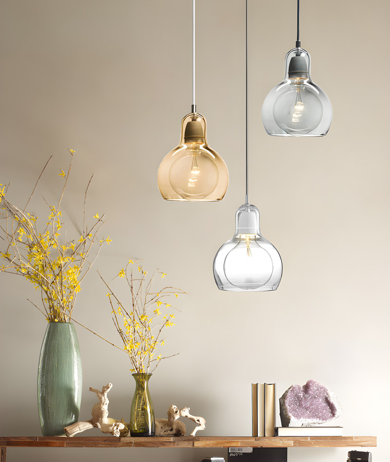 Đèn thả trần thủy tinh THCN 208A-19 - Image 2