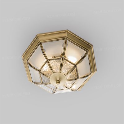 Đèn ốp trần đồng trang trí N88443