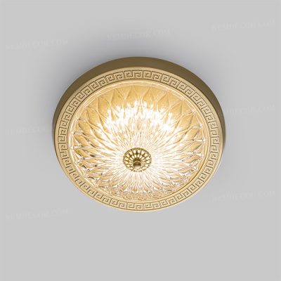 Đèn ốp trần đồng trang trí N88446