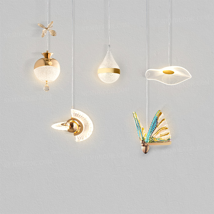 Đèn thả trang trí acrylic phát sáng phong cách hiện đại N87598