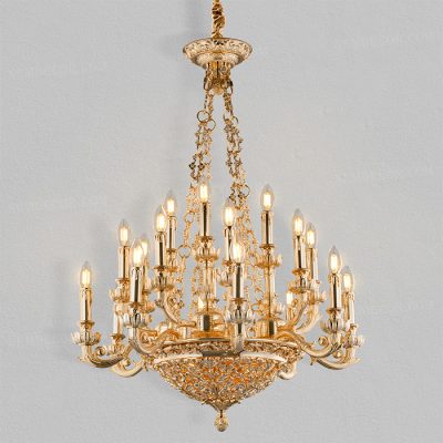 Đèn chùm đồng cao cấp P86883