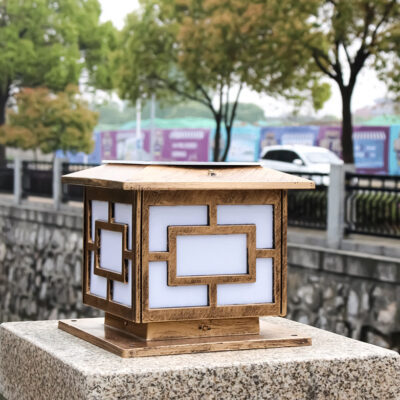 Đèn trụ trang trí sân vườn ngoài trời dùng năng lượng mặt trời TD 04 - Image 3