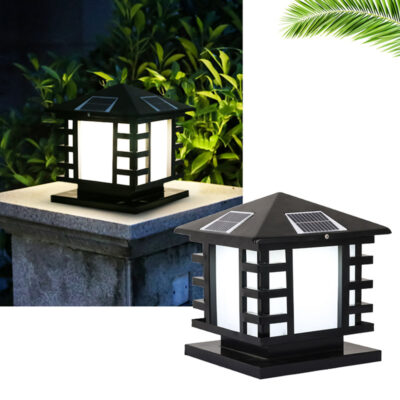 Đèn trụ trang trí sân vườn ngoài trời dùng năng lượng mặt trời Hiện đại TD 16-20 - Image 5