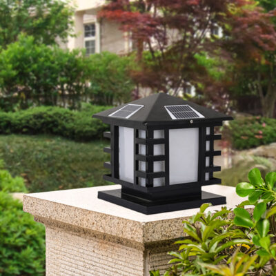 Đèn trụ trang trí sân vườn ngoài trời dùng năng lượng mặt trời Hiện đại TD 16-20 - Image 4