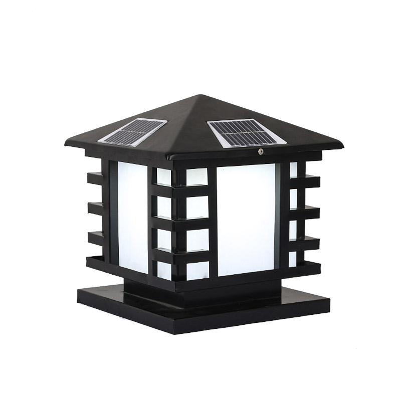 Đèn trụ trang trí sân vườn ngoài trời dùng năng lượng mặt trời Hiện đại TD 16-20