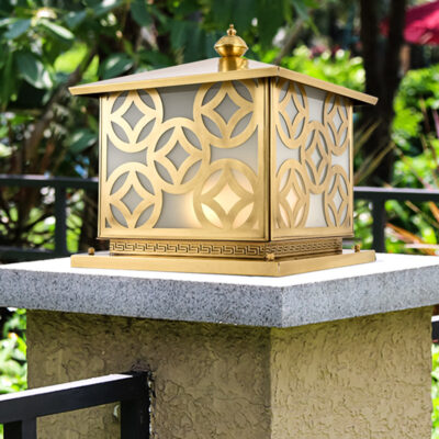 Đèn trụ trang trí sân vườn ngoài trời Cổ điển TD 24 - Image 3