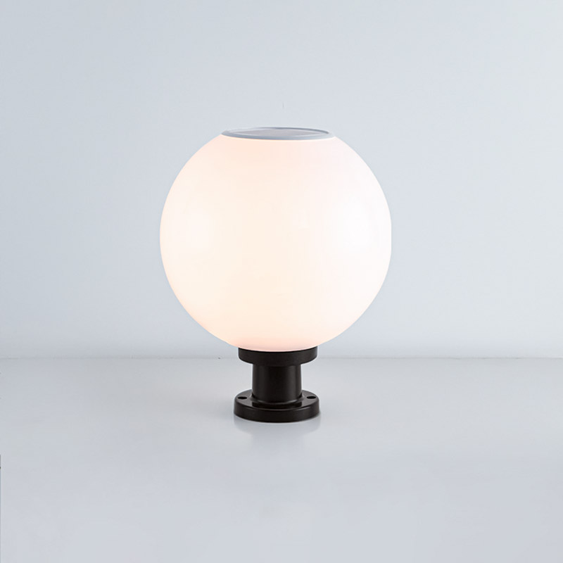 Đèn trụ năng lượng mặt trời trang trí sân vườn ngoài trời TD09-18 Đen - Image 3