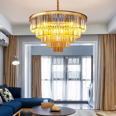Đèn chùm thả trần trang trí Tân cổ điển sang trọng - Image 4