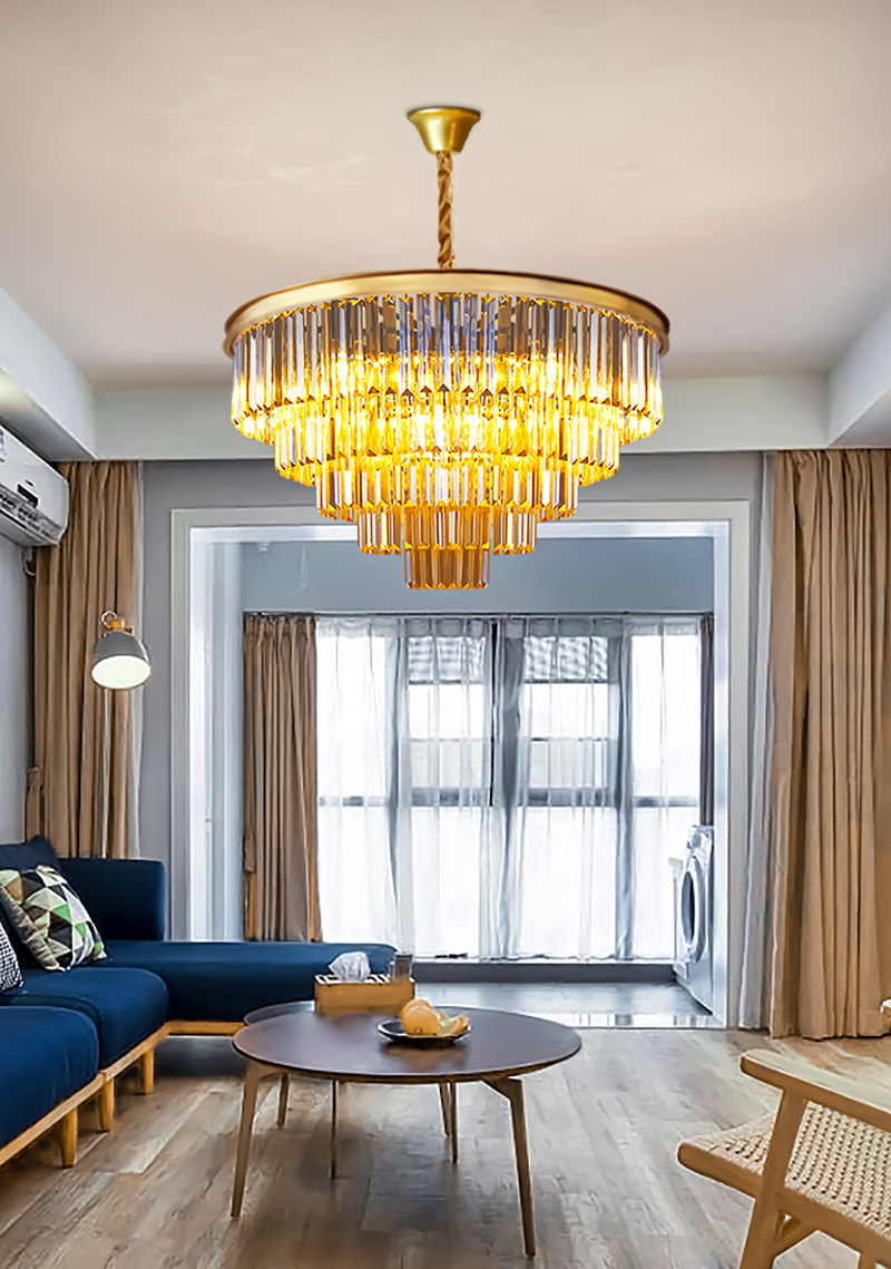 Đèn chùm thả trần trang trí Tân cổ điển sang trọng - Image 4