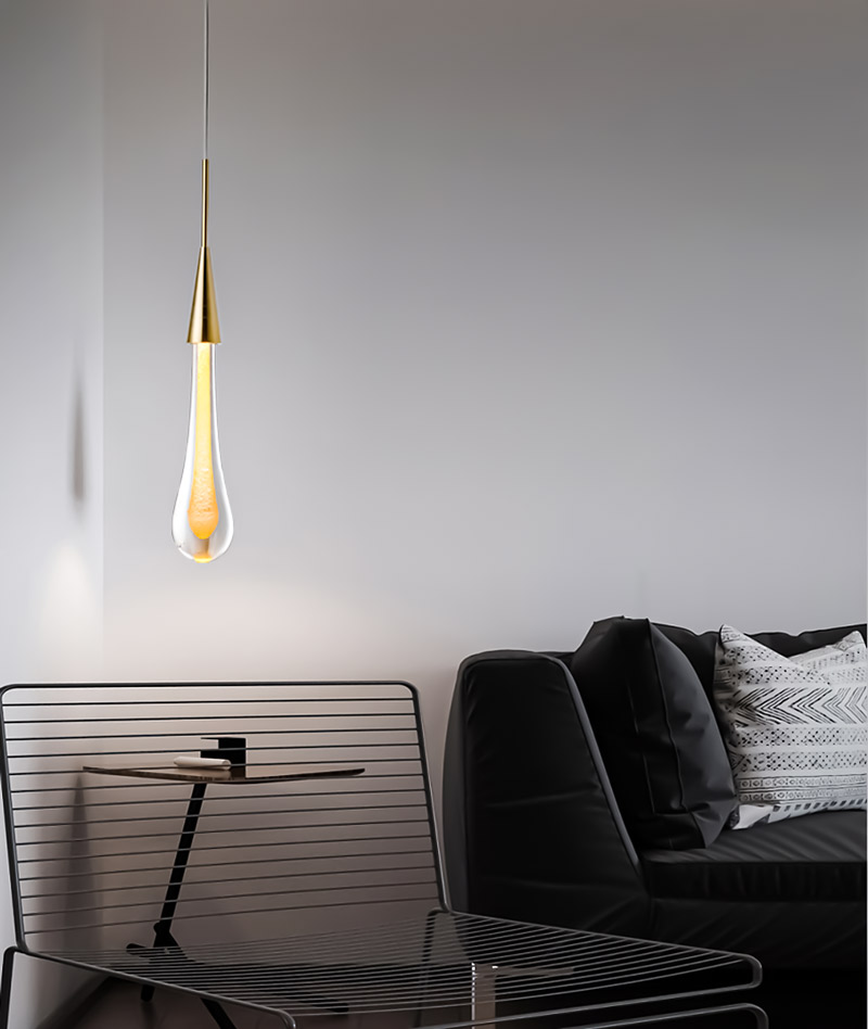 Đèn thả trần trang trí hiện đại hình giọt nước TH 8105/1 Bóng - Image 2