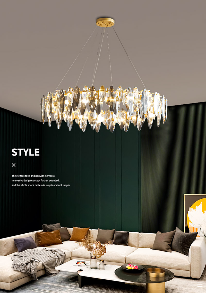 Đèn chùm thả trần trang trí Hiện Đại TH 8166 - TH 8167 - Image 7