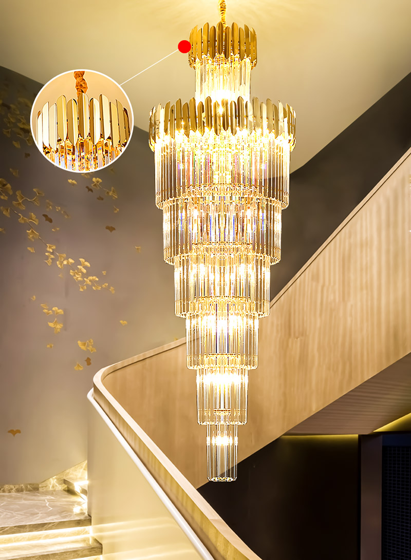 Đèn chùm thả trần trang trí Cổ Điển TH 8249 - Image 3