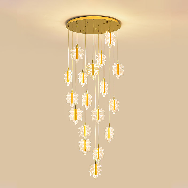 Đèm thả trần trang trí hình Lá cây dương xỉ TH 8292 - TH 8293 - Image 2