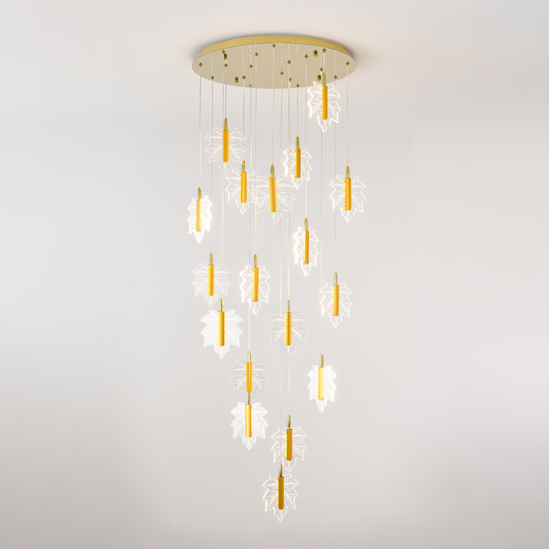 Đèm thả trần trang trí hình Lá cây dương xỉ TH 8292 - TH 8293