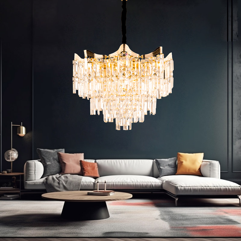 Đèn thả trần trang trí pha lê cao cấp Tân cổ điển TH8489 - Image 4