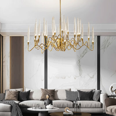 Đèn chùm thả trần trang trí cổ điển TH 858-21 - Image 2