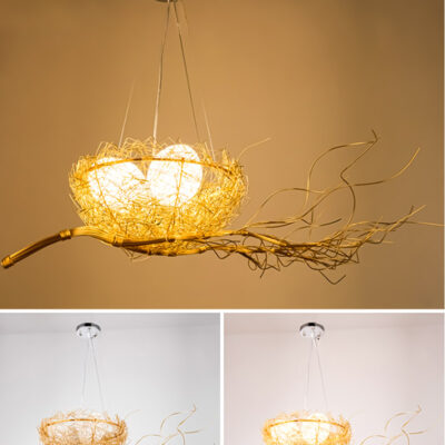 Đèn thả trần tổ chim trang trí hiện đại TH 885 - Image 4
