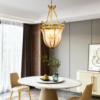 Đèn thả trâng trang trí bằng đồng cao cấp THCD786 - Image 3