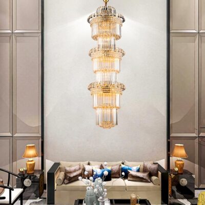Đèn thả trần pha lê cao cấp Tân cổ điển TH5146 - Image 2