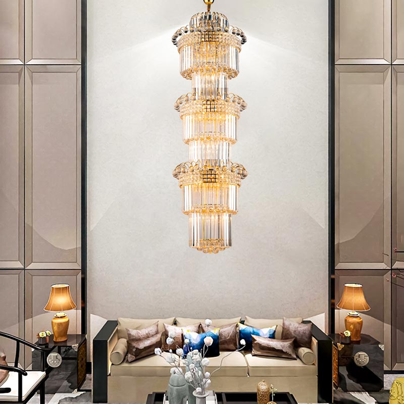 Đèn thả trần pha lê cao cấp Tân cổ điển TH5146 - Image 2