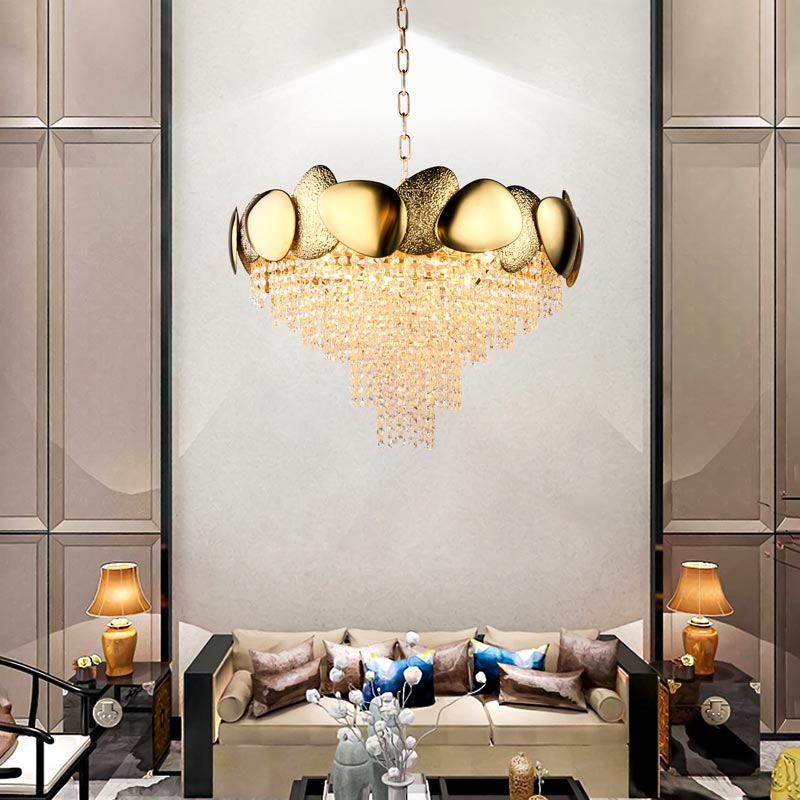 Đèn pha lê thả trần trang trí Tân cổ điển TH71901 - Image 3