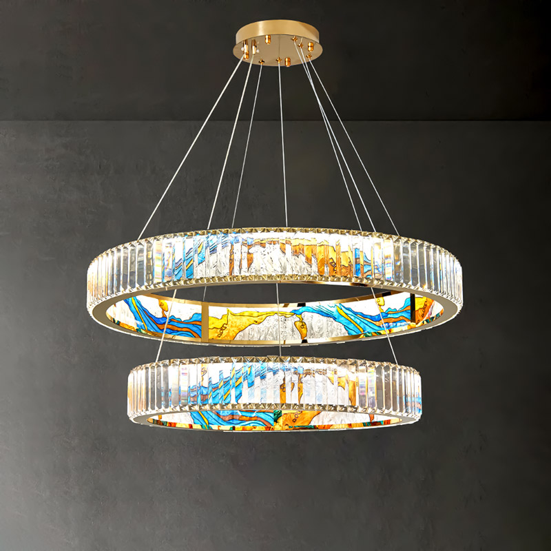 Đèn thả trần trang trí hiện đại LED 3 chế độ TH8088 - Image 3