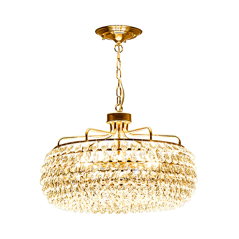 Đèn chùm pha lê thả trần trang trí Tân cổ điển TH 8201-23
